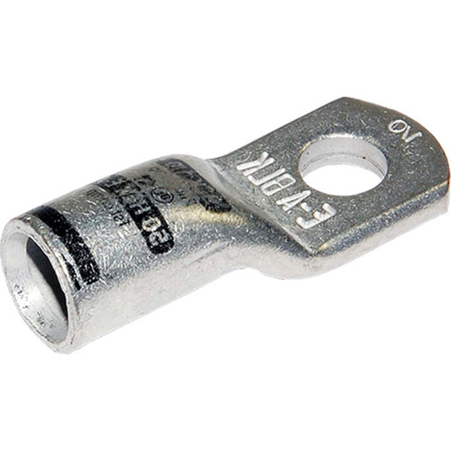 1/0 AWG, Black, 3/8" Stud Size, Heavy-Duty Magna Lug Cable Lug
