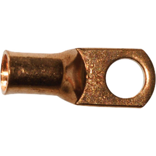 2 AWG, 1/2" Stud Size, Heavy Duty - Bare Copper Cable Lug 2 AWG, 1/2" Stud Size, Heavy Duty - Bare Copper Cable Lug