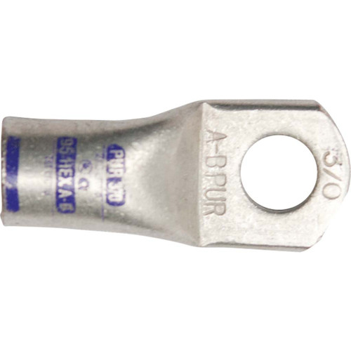 3/0 AWG, Purple, 1/2" Stud Size, Heavy-Duty Magna Lug Cable Lug 3/0 AWG, Purple, 1/2" Stud Size, Heavy-Duty Magna Lug Cable Lug