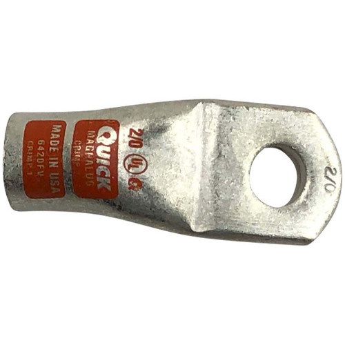 2/0 AWG, Orange, 3/8" Stud Size, Heavy-Duty Magna Lug 45,Cable Lug 2/0 AWG, Orange, 3/8" Stud Size, Heavy-Duty Magna Lug 45,Cable Lug