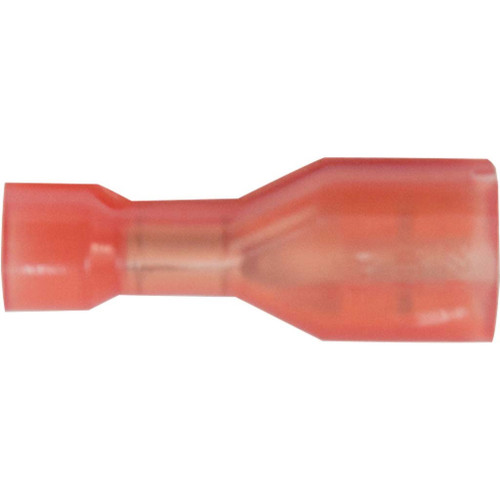 500-Pack 22-18 Gauge Nylon Fully Insulated Female Quick Disconnect Connectors - .250