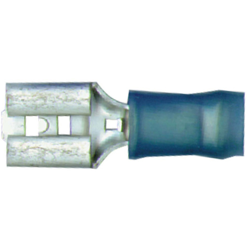 22-18 AWG Receptacle, Nylon Insulated Quick Disconnect - Mating Tab .187 x .020 22-18 AWG Receptacle, Nylon Insulated Quick Disconnect - Mating Tab .187 x .020