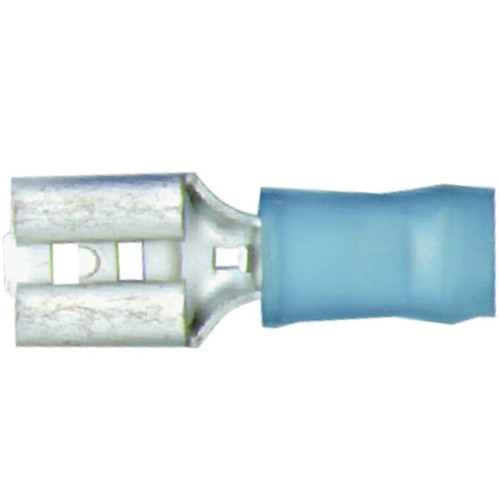 16-14 AWG Receptacle, Nylon Insulated Quick Disconnect - Mating Tab - .187 x .020 16-14 AWG Receptacle, Nylon Insulated Quick Disconnect - Mating Tab - .187 x .020