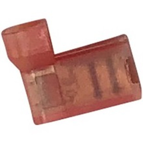 22-18 AWG Flag Receptacle, Nylon Insulated Quick Disconnect - 100 Pack 22-18 AWG Flag Receptacle, Nylon Insulated Quick Disconnect - 100 Pack