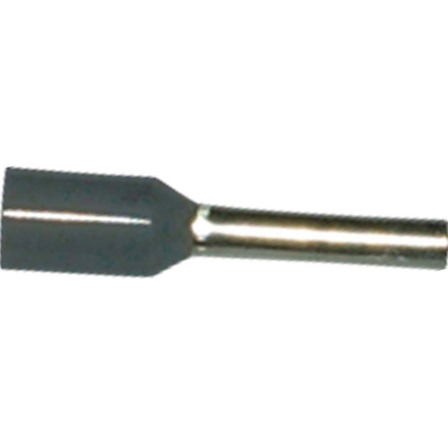 20 AWG, 8 mm Barrel Length Ferrule Connector - Gray