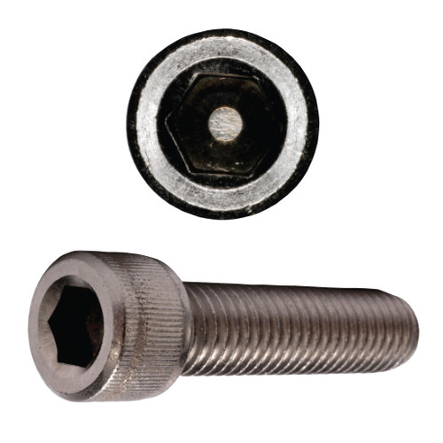 7/16"-14 x 1/2" Socket Head Cap Screw, 18-8 Stainless Steel 7/16"-14 x 1/2" Socket Head Cap Screw, 18-8 Stainless Steel