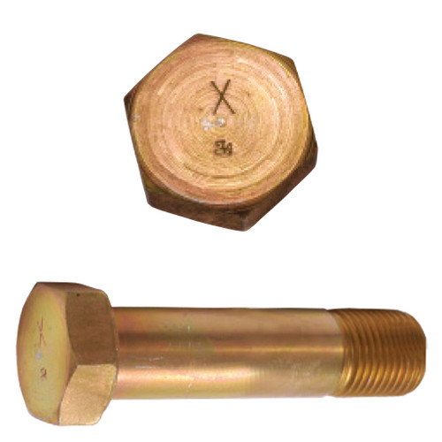 7/16"-20 x 1-19/32" AN7 Hex Head Airframe Bolt, Cadmium Plated, Undrilled Shank 7/16"-20 x 1-19/32" AN7 Hex Head Airframe Bolt, Cadmium Plated, Undrilled Shank