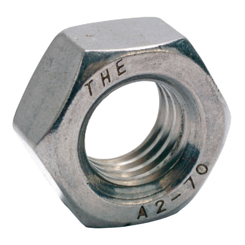 M8-1.25 Hex Head Nut, Stainless Steel