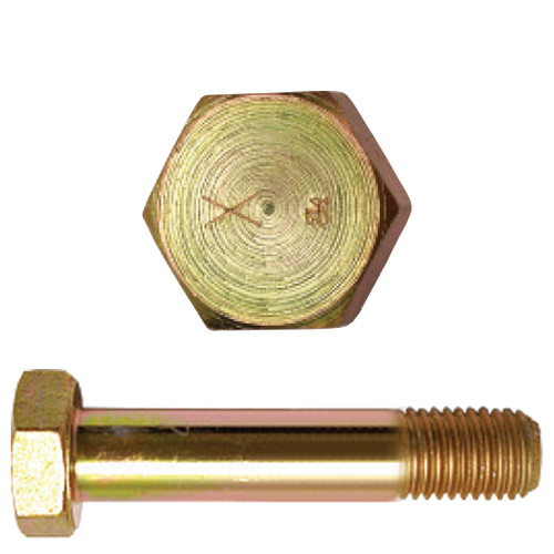 5/16 in-24 x 2-31/32" AN5 Hex Head Airframe Bolt, Cadmium Plated, Undrilled Shank 5/16 in-24 x 2-31/32" AN5 Hex Head Airframe Bolt, Cadmium Plated, Undrilled Shank