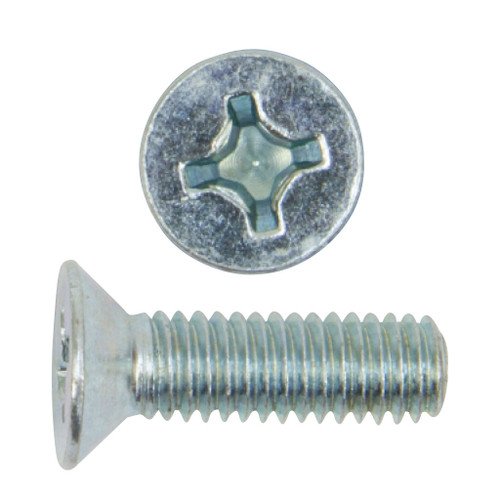 M6-1.00 x 30 mm Phillips Flat Head Machine Screw M6-1.00 x 30 mm Phillips Flat Head Machine Screw