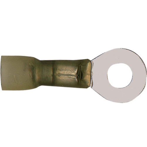 12-10 AWG, Ring, 1/4" Stud, Crimp, Solder & Seal 12-10 AWG, Ring, 1/4" Stud, Crimp, Solder & Seal