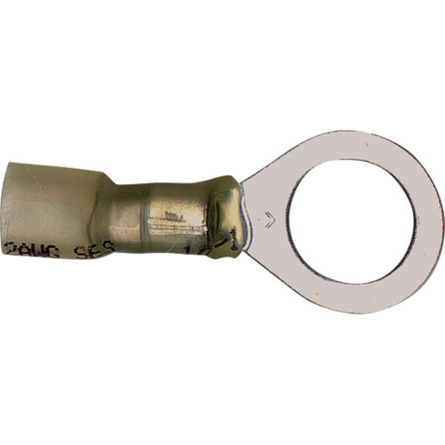 12-10 AWG, Ring, 1/2" Stud, Crimp, Solder & Seal