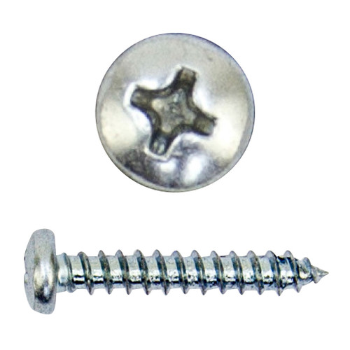 #10 x 3/4" Phillips Pan Head Sheet Metal Screw, Zinc Plated with A Point #10 x 3/4" Phillips Pan Head Sheet Metal Screw, Zinc Plated with A Point