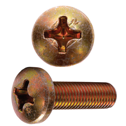 1/4 in-28 x 3/4" Phillips Pan Head Non-Structural Machine Screw, Cadmium Plated 1/4 in-28 x 3/4" Phillips Pan Head Non-Structural Machine Screw, Cadmium Plated