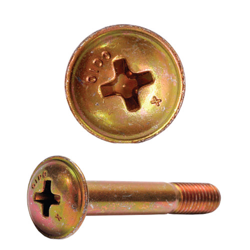 #8-32 x 3/4" Cross-Recessed Washer Head Structural Machine Screw, Cadmium Plated