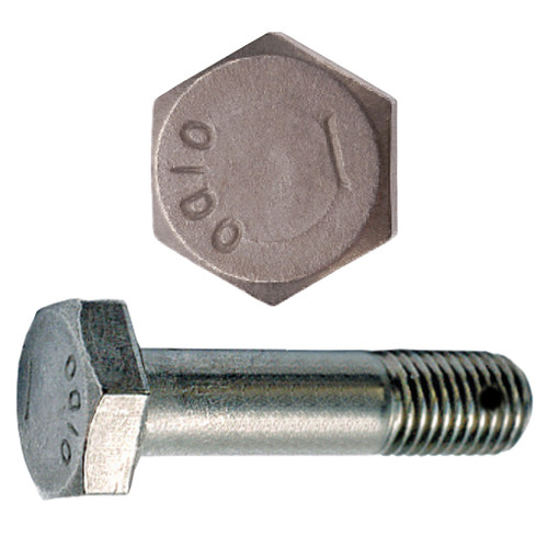 1/4 in-28 x 1-13/32" AN4 Hex Head Airframe Bolt, Corrosion Resistant Steel