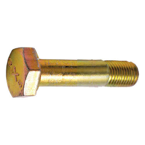 1/4 in-28 x 15/32" AN4 Hex Head Airframe Bolt, Cadmium Plated, Undrilled Shank 1/4 in-28 x 15/32" AN4 Hex Head Airframe Bolt, Cadmium Plated, Undrilled Shank