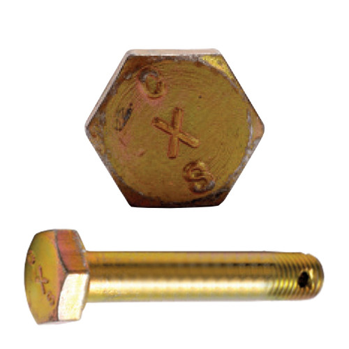 1/4 in-28 x 15/32" AN4 Hex Head Airframe Bolt, Cadmium Plated 1/4 in-28 x 15/32" AN4 Hex Head Airframe Bolt, Cadmium Plated