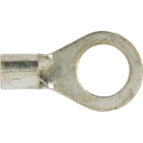 6 AWG, Ring, 1/2" Stud, Copper Non-Insulated Brazed Seam 6 AWG, Ring, 1/2" Stud, Copper Non-Insulated Brazed Seam