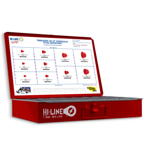 Threaded JIC 37 Deg Hydraulic Plugs Assortment Threaded JIC 37 Deg Hydraulic Plugs Assortment