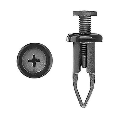 23/64" (9mm) Hole Size, 15mm Flange, 27mm Length, Push Retainer 23/64" (9mm) Hole Size, 15mm Flange, 27mm Length, Push Retainer