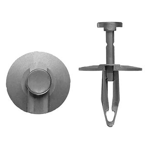 1/4" (6.30mm) Hole Size, 1" Flange, 7/8" Length, Push Retainer 1/4" (6.30mm) Hole Size, 1" Flange, 7/8" Length, Push Retainer