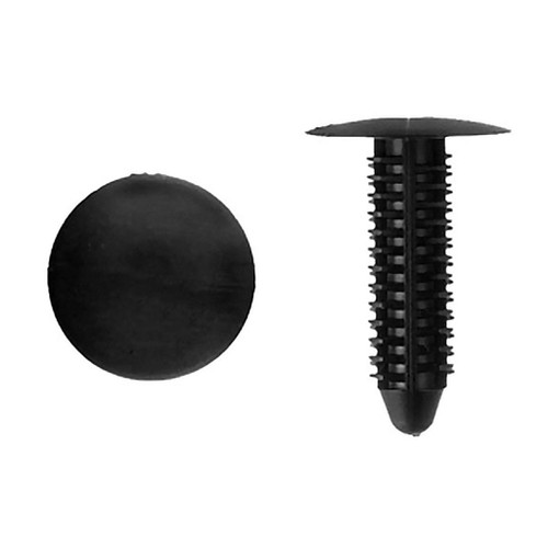 9/32" (7mm) Hole Size, 3/4" Flange, 1-11/64" Length, Shield Retainer 9/32" (7mm) Hole Size, 3/4" Flange, 1-11/64" Length, Shield Retainer