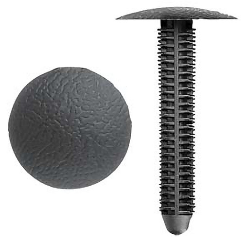 9/32" (7mm) Hole Size, 3/4" Flange, 1-3/4" Length, Shield Retainer