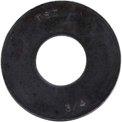 1-1/4" Flat Washer, Black Plain Finish