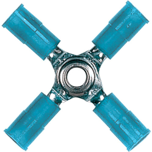 16-14 AWG, 4-Way, Copper Nylon Insulated Brass Support Sleeve 16-14 AWG, 4-Way, Copper Nylon Insulated Brass Support Sleeve