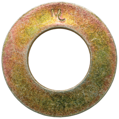 1-1/4" Flat Washer, Yellow Zinc Finish, Grade 8 S.A.E. 1-1/4" Flat Washer, Yellow Zinc Finish, Grade 8 S.A.E.