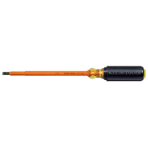 Insulated 1/4" Cabinet Tip Screwdriver, 7" Insulated 1/4" Cabinet Tip Screwdriver, 7"