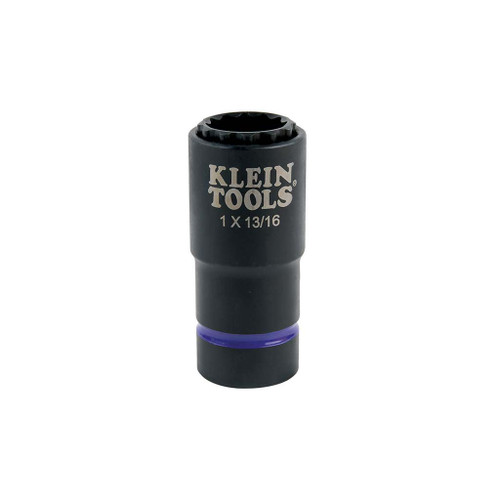 2-in-1 Impact Socket, 12-Point, 1" and 13/16" 2-in-1 Impact Socket, 12-Point, 1" and 13/16"