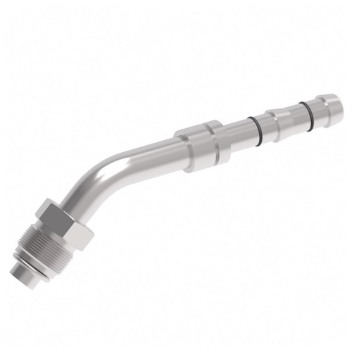 3/4"-18 Size 8 45° Elbow - Short Pilot Female O-Ring 3/4"-18 Size 8 45° Elbow - Short Pilot Female O-Ring