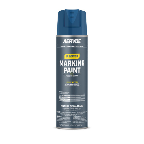 Seymour Spray Paint Inverted Solvent Base, Precaution Blue