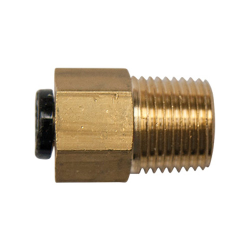 1/8" Tube O.D. x 1/8" MPT, Male Connectors, DOT Composite Push to Connect 1/8" Tube O.D. x 1/8" MPT, Male Connectors, DOT Composite Push to Connect