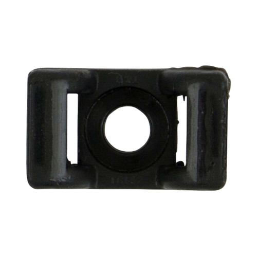 .922" Black  #10 Screw Black Cable Tie Mount