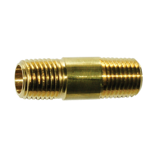 1/2" MPT x 1.50 Length, Brass Pipe Long Nipple