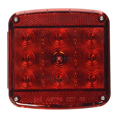 (840) 9-16 VDC, Square LED Stop, Turn & Tail Light