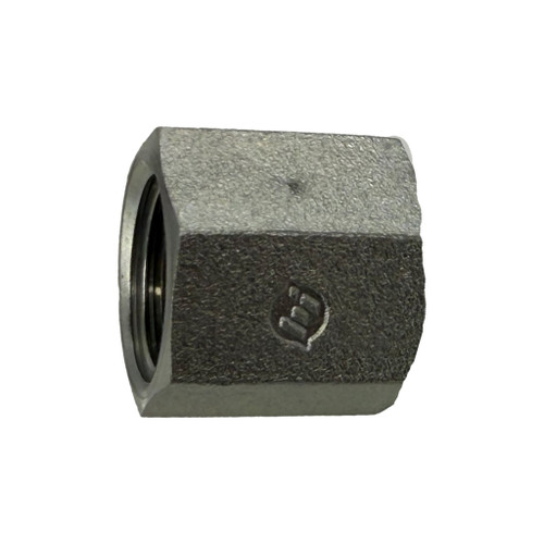 3/8" FPT Steel Hex Pipe Cap