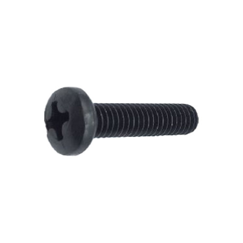 #6-32 x 1-1/2" Phillips Pan Head Non-Structural Machine Screw, Black Brass