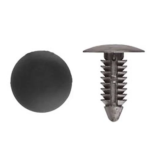 1/4" (6.30mm) Hole Size, 13/16" Stem Length, 23/32" Flange Size, Shield Retainer (Bulk)