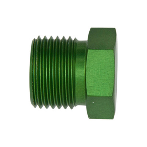 3/4" Tube OD, Hex Head Plug Flareless Tube, Aluminum
