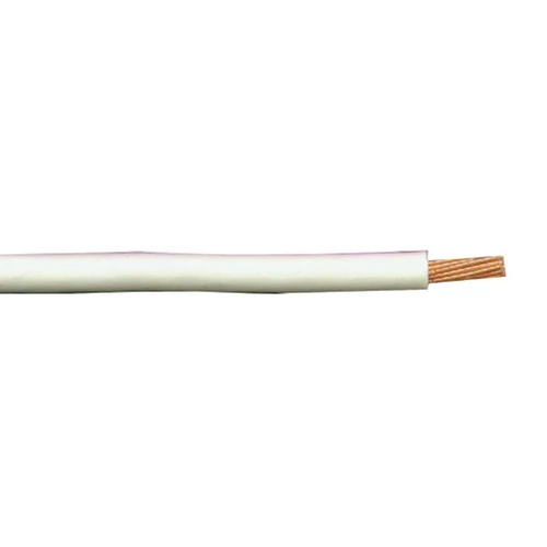 14 AWG, White, PVC Insulated Primary Wire, 50'