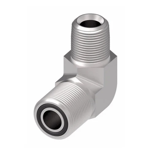 1/2" x 1/2" 90 deg Male Elbow, For-Seal, Hose Adapters