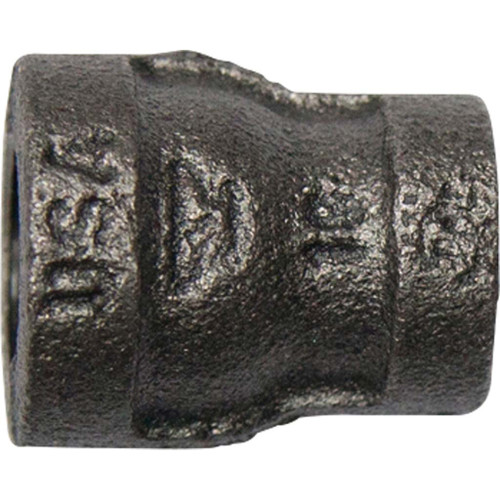 1-1/2" x 1" Reducer Fitting, Schedule 40 Black Pipe, Class 150