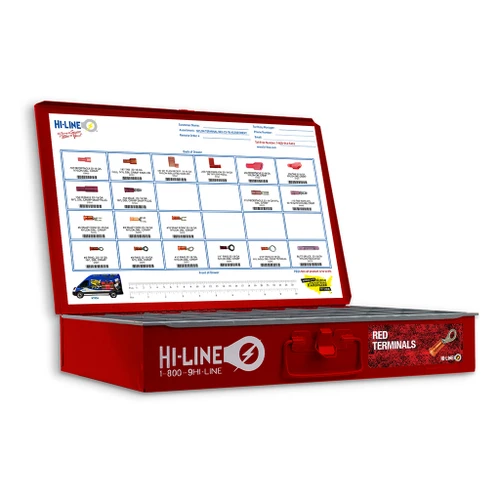 Nylon Insulated Terminal Red 22-18 Assortment