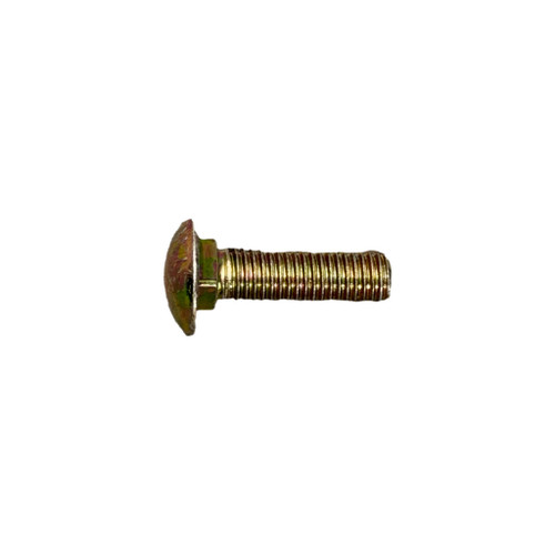 M10-1.50 x 35 mm Carriage Bolt, Class 8.8, Yellow Zinc Plated Finish