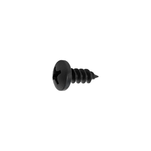 #6 x 3/8" Phillips Pan Head Screw, Black Phosphate