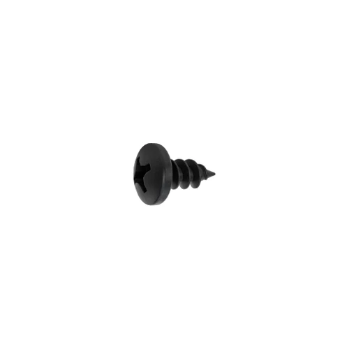 #8 x 3/8" Phillips Pan Head Screw, Black Phosphate
